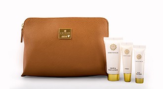 Oman Air Business Class amenities travel and comfort kit