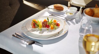 Oman Air First Class Dining