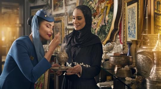 Oman Air Cabin Crew in Muttrah