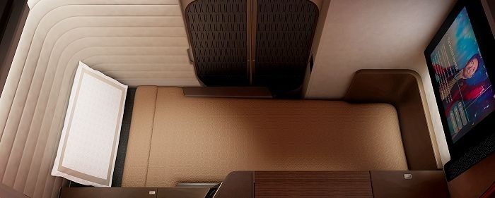 Be pampered on Oman Air first class large seats